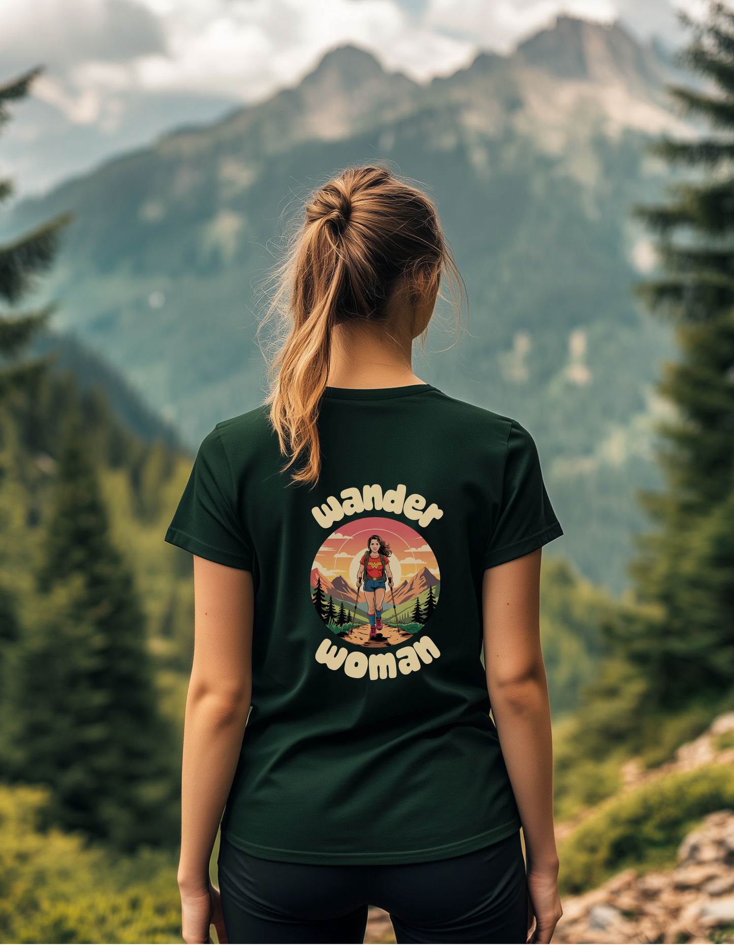 Wander Women T-Shirt - Eco-Friendly Outdoor Style - Hiking Tee - Outdoors