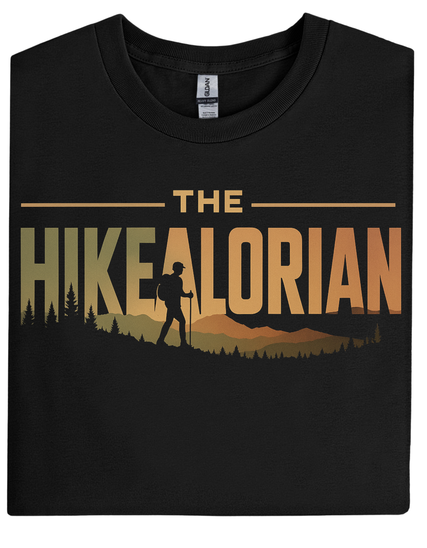 Hikealorian Hiking Shirt - Funny Star Gift - Outdoors Hiker Tee - Gift for Hikers - Hiking Pun T-Shirt - Explore Outdoors Shirt - Outdoors