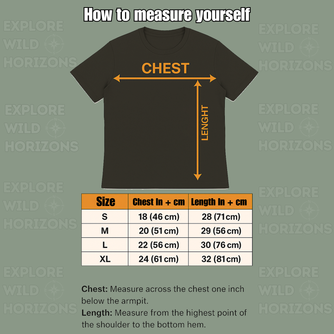 Explore Wild Horizons 'Take A Hike' Cotton T-Shirt – Funny Hiking Shirt – Nature Lover Gift – Outdoor Adventure Tee