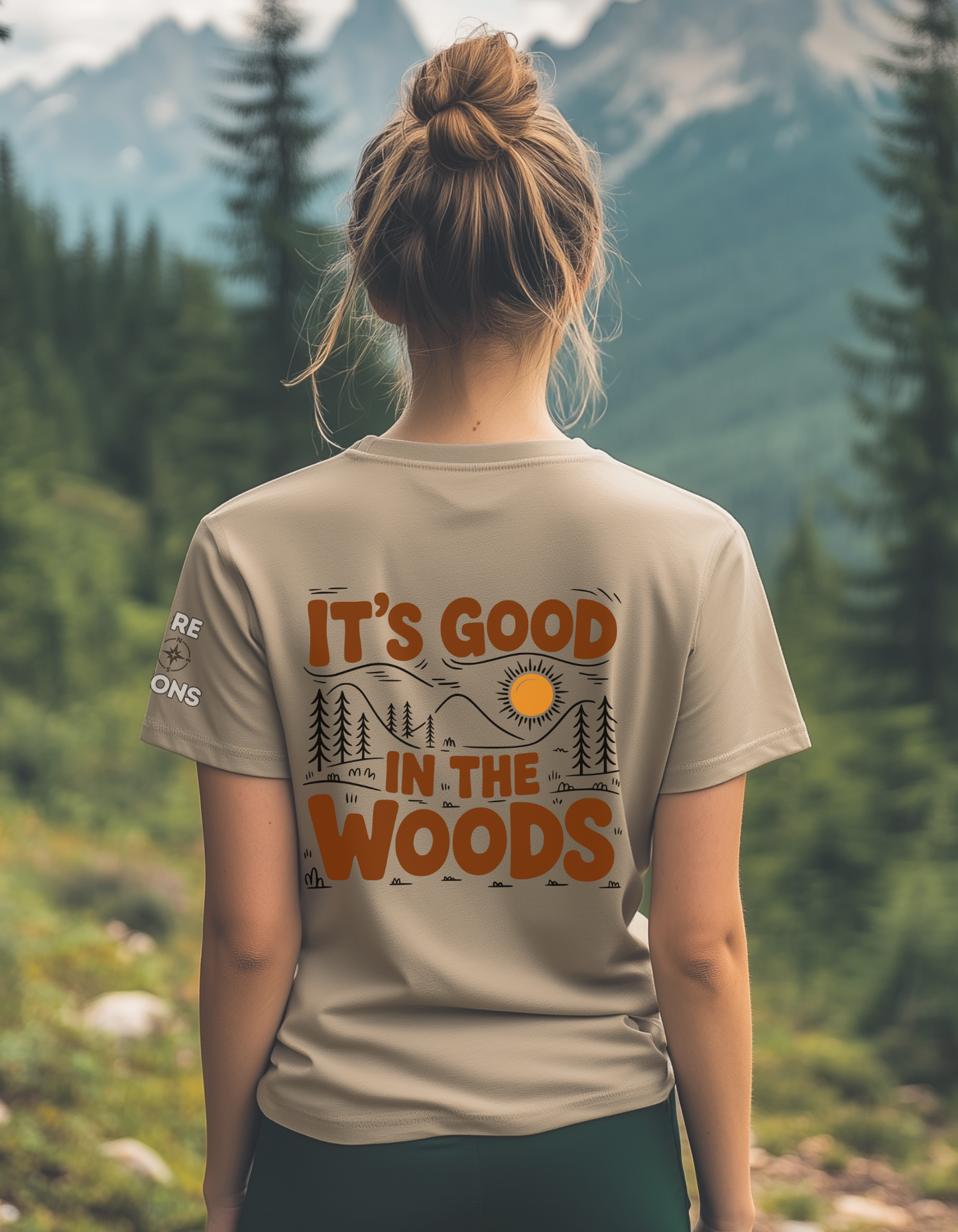 Its Good In the Woods T-Shirt - Hiking - Perfect Gift for Nature Lovers - Walkers - Mountain giftful - Adventurer gift - Wilderness - Nature