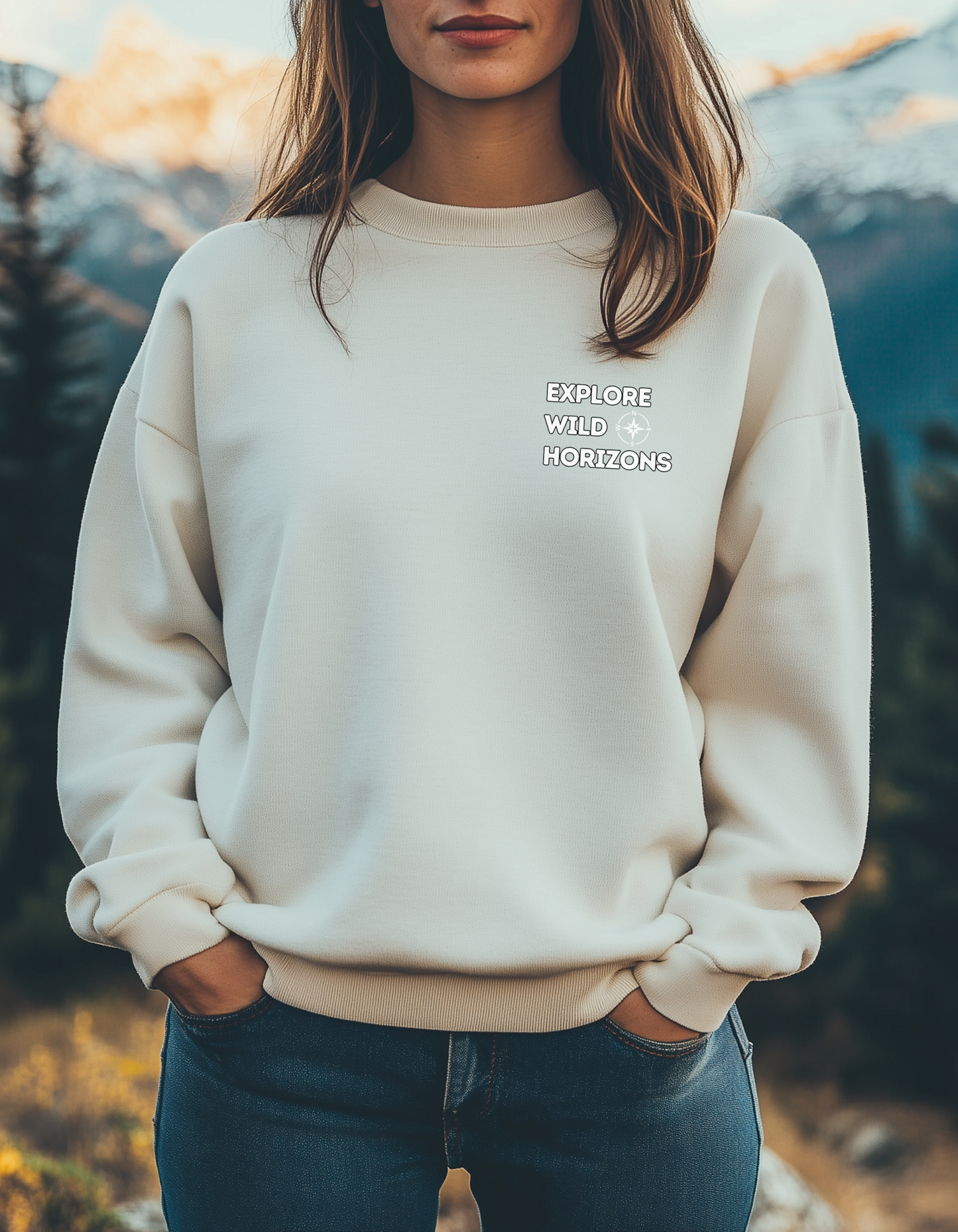 Ignore the Grind Sweatshirt - Re-Wild Your Mind | Cozy Unisex Apparel