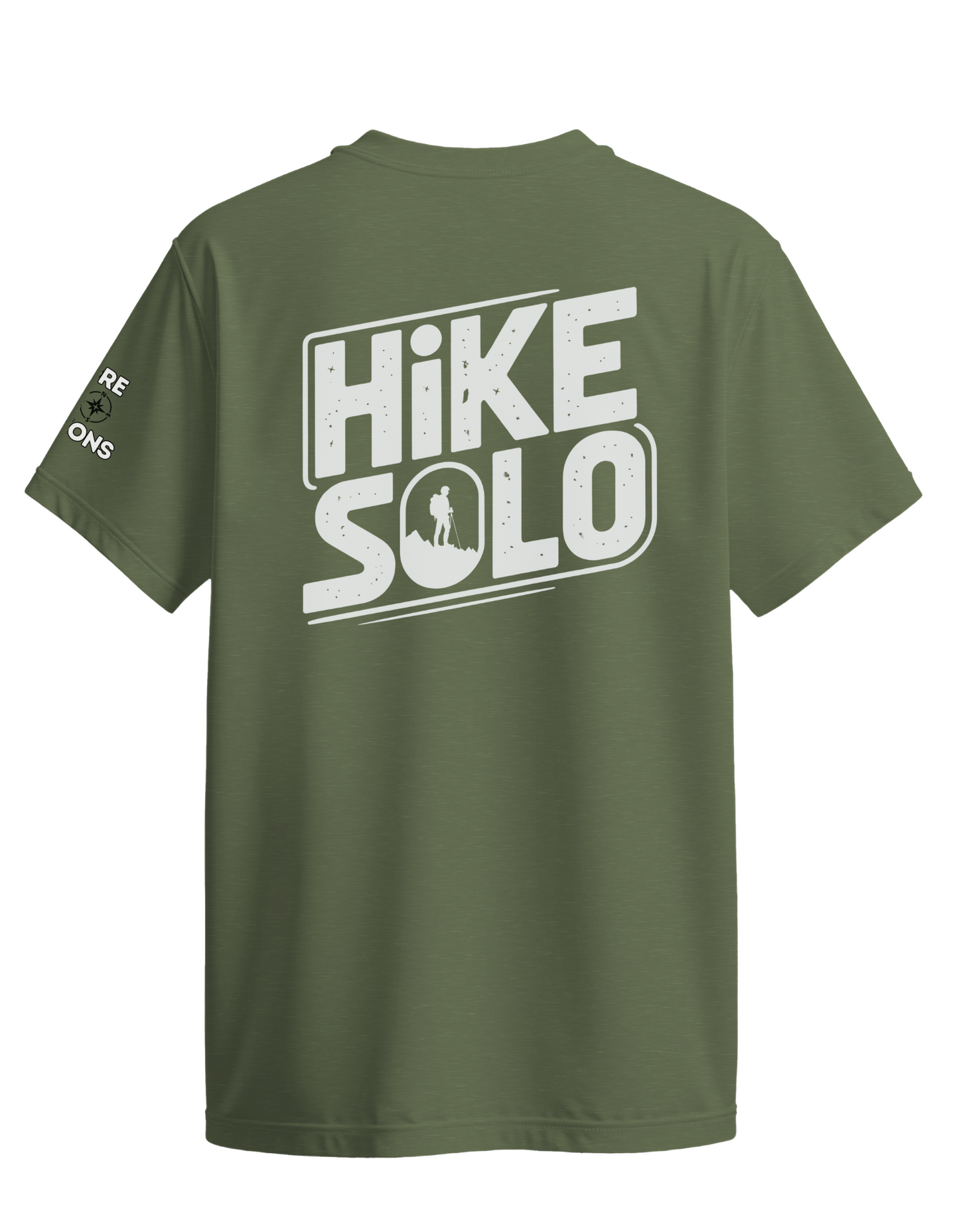 Hike Solo Shirt – Hiking T-Shirt for Lone Trail Seekers & Outdoor Introverts – Unisex Nature Tee