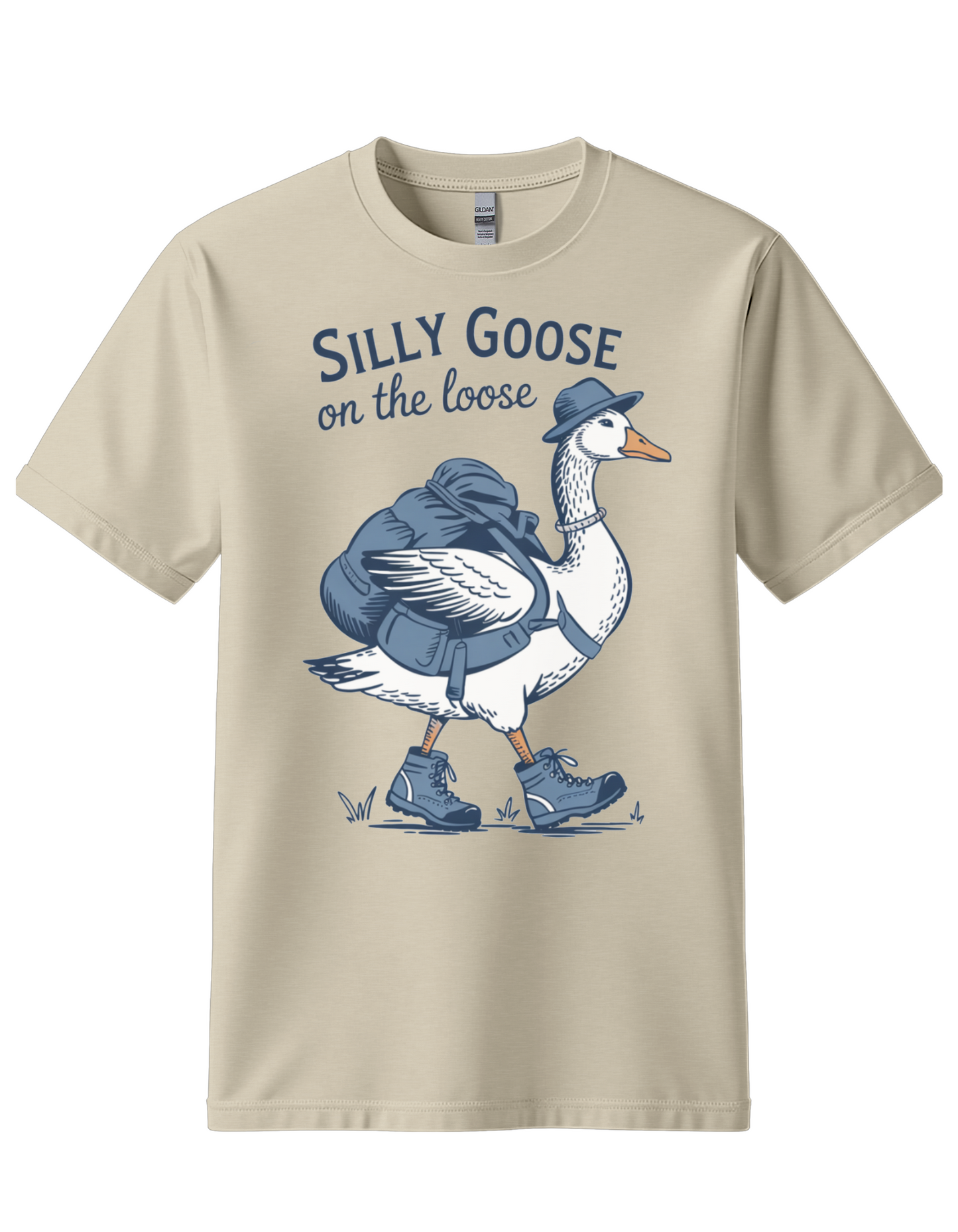 Silly Goose Hiking T-Shirt – Funny Trail Tee for Women Who Love Nature