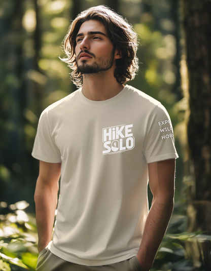 Hike Solo Shirt – Hiking T-Shirt for Lone Trail Seekers & Outdoor Introverts – Unisex Nature Tee