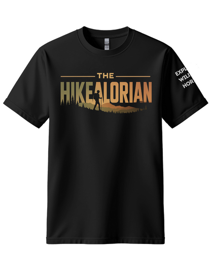 Hikealorian Hiking Shirt - Funny Star Gift - Outdoors Hiker Tee - Gift for Hikers - Hiking Pun T-Shirt - Explore Outdoors Shirt - Outdoors