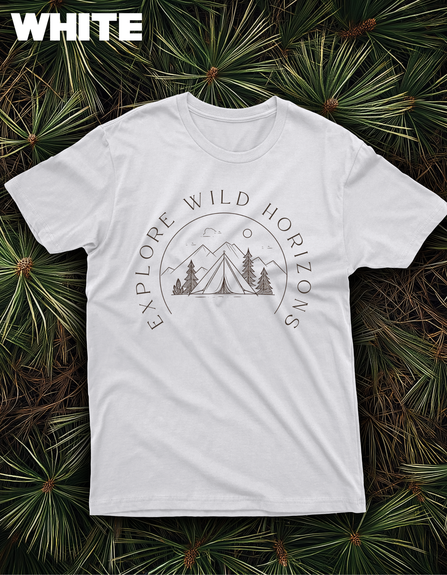 Explore Wild Horizons Shirt, wild camping shirt, wildcamping, Explore Wild, explorer travelshirt, explor, natural exploration