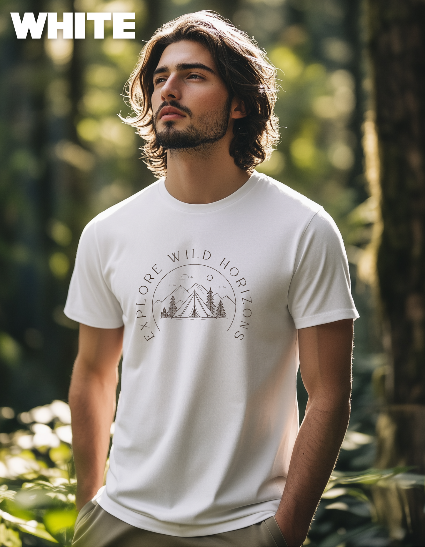 Explore Wild Horizons Shirt, wild camping shirt, wildcamping, Explore Wild, explorer travelshirt, explor, natural exploration