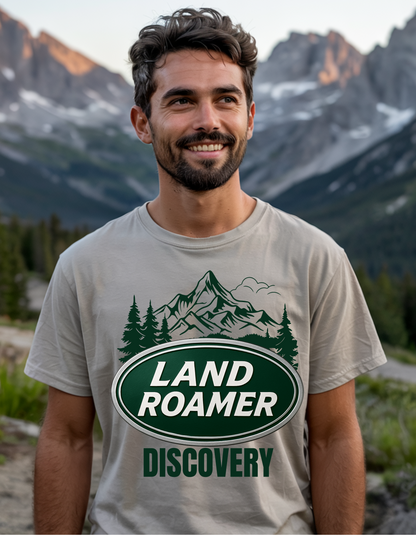 Land Roamer T-Shirt for Hikers - Perfect for Adventure Lovers - Unisex Tshirt for the Outdoor lovers