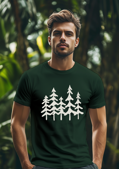Trees Tee, Pine Tree Shirt, Pine Tree T Shirt, Camping Shirt, Hiking Shirt, Adventure Shirts, Nature Lover Gift, Outdoors Shirt, Nature Tee