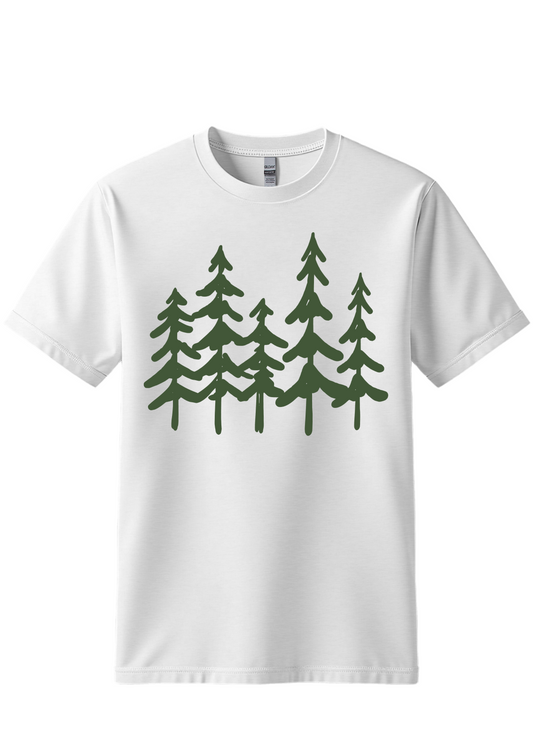 Trees Tee, Pine Tree Shirt, Pine Tree T Shirt, Camping Shirt, Hiking Shirt, Adventure Shirts, Nature Lover Gift, Outdoors Shirt, Nature Tee