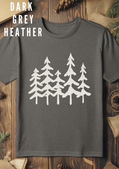 Trees Tee, Pine Tree Shirt, Pine Tree T Shirt, Camping Shirt, Hiking Shirt, Adventure Shirts, Nature Lover Gift, Outdoors Shirt, Nature Tee