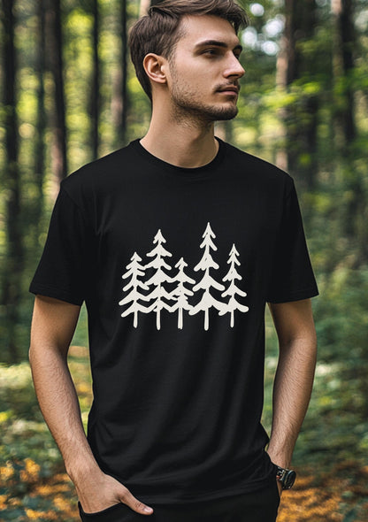 Trees Tee, Pine Tree Shirt, Pine Tree T Shirt, Camping Shirt, Hiking Shirt, Adventure Shirts, Nature Lover Gift, Outdoors Shirt, Nature Tee