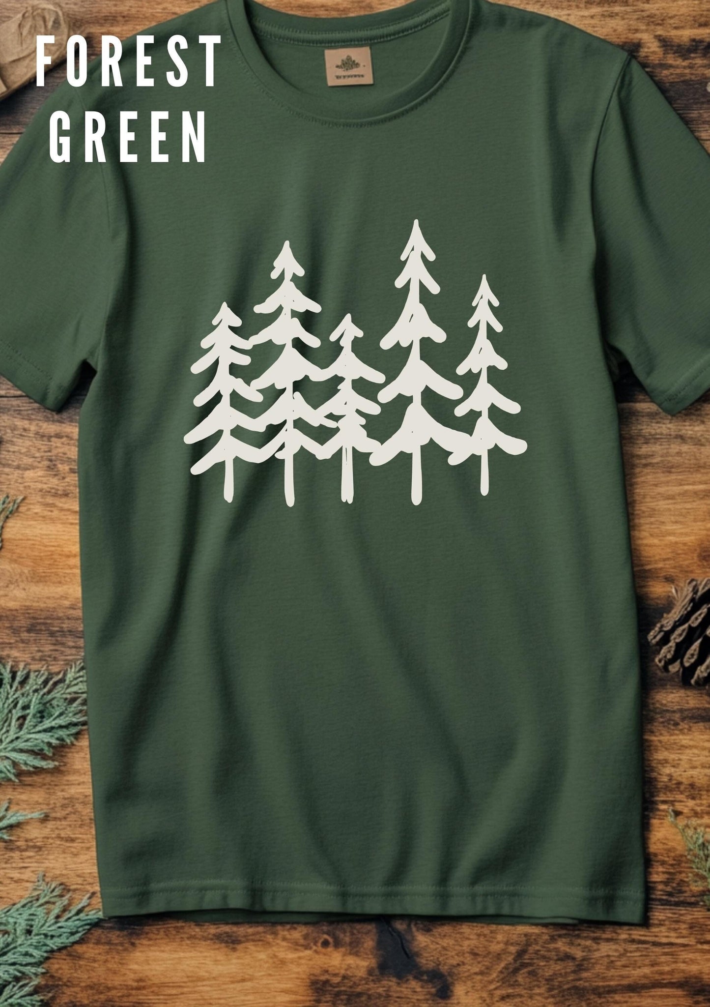 Trees Tee, Pine Tree Shirt, Pine Tree T Shirt, Camping Shirt, Hiking Shirt, Adventure Shirts, Nature Lover Gift, Outdoors Shirt, Nature Tee