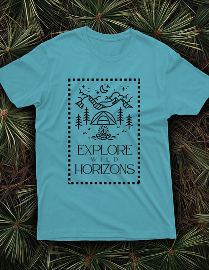 Eco-Friendly Wild Camping T-Shirt – Plant a Tree with Every Purchase