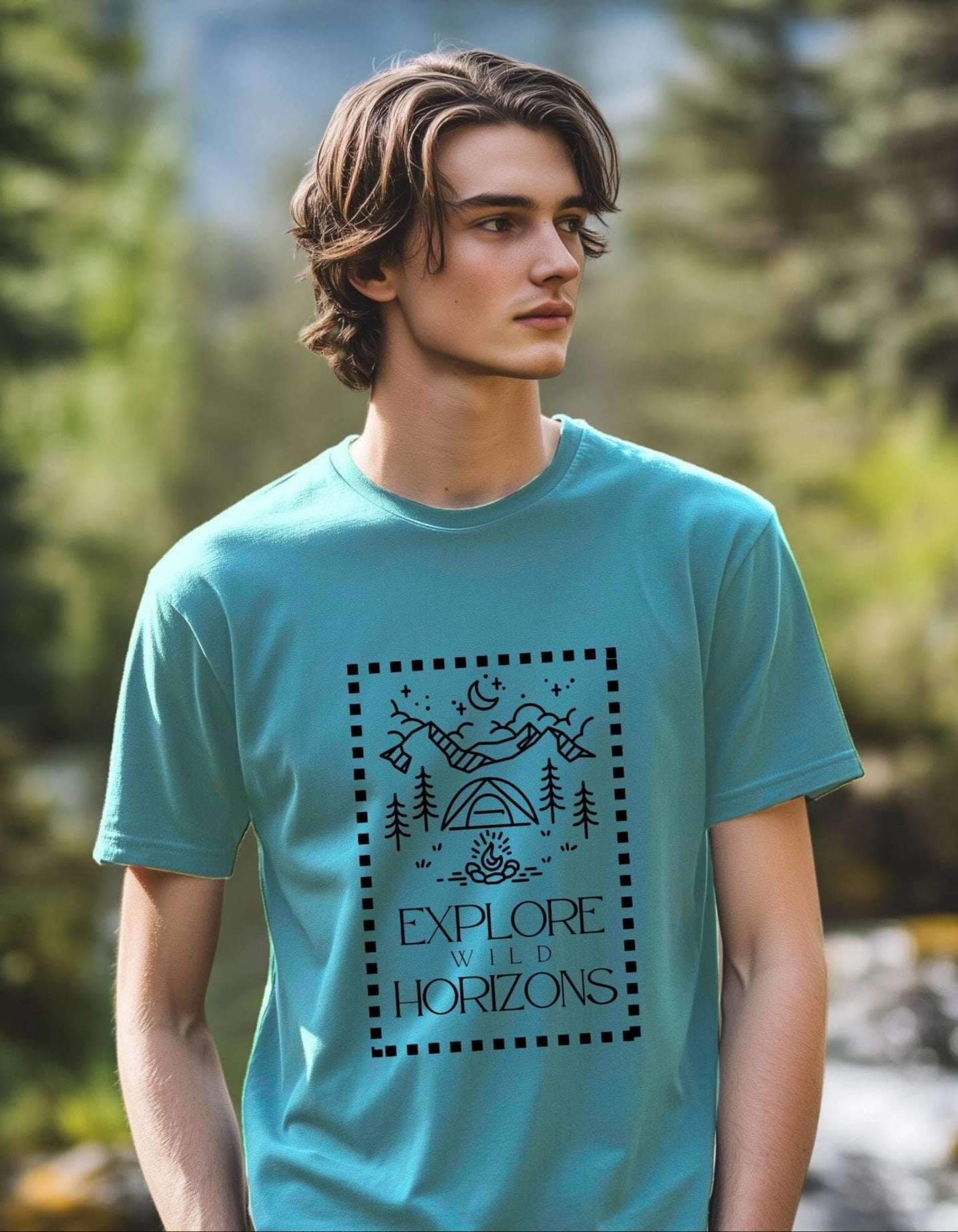 Eco-Friendly Wild Camping T-Shirt – Plant a Tree with Every Purchase