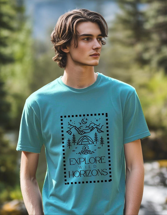Eco-Friendly Wild Camping T-Shirt – Plant a Tree with Every Purchase
