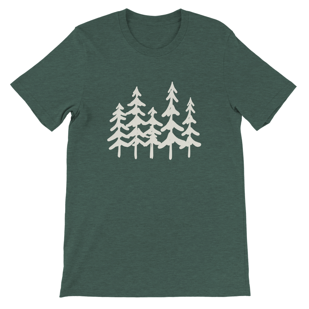 Trees Tee, Pine Tree Shirt, Pine Tree T Shirt, Camping Shirt, Hiking Shirt, Adventure Shirts, Nature Lover Gift, Outdoors Shirt, Nature Tee