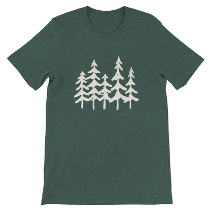 Trees Tee, Pine Tree Shirt, Pine Tree T Shirt, Camping Shirt, Hiking Shirt, Adventure Shirts, Nature Lover Gift, Outdoors Shirt, Nature Tee