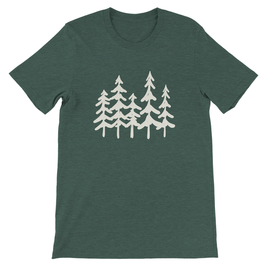 Trees Tee, Pine Tree Shirt, Pine Tree T Shirt, Camping Shirt, Hiking Shirt, Adventure Shirts, Nature Lover Gift, Outdoors Shirt, Nature Tee